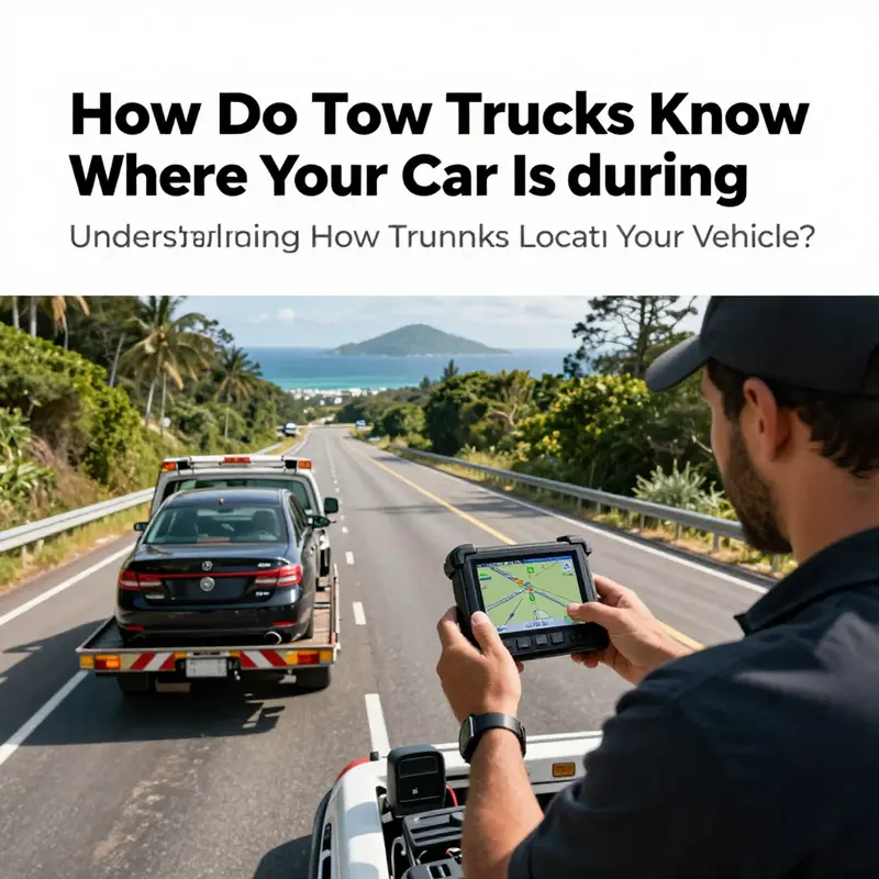 Tow operators utilize official records and local signage to identify and locate towed vehicles and ensure compliance with towing regulations.
