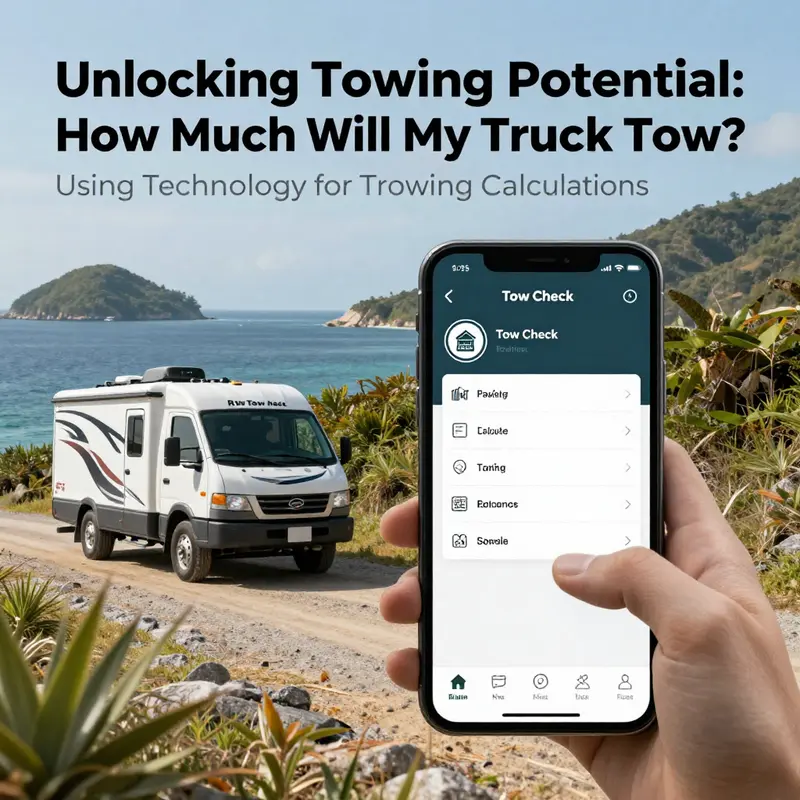 Understanding towing capacity through dashboard gauges on a truck.