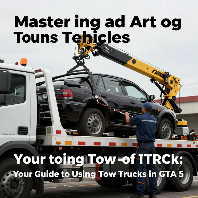 Exploring Los Santos to locate the perfect tow truck for your missions.