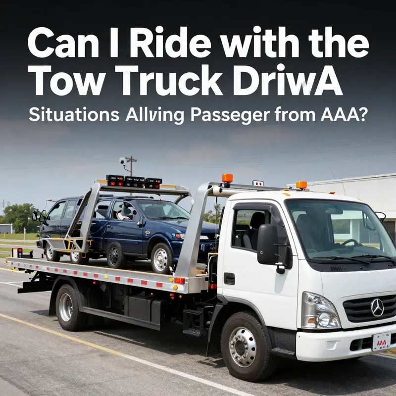 Overview of different passenger policies for tow truck services including AAA.