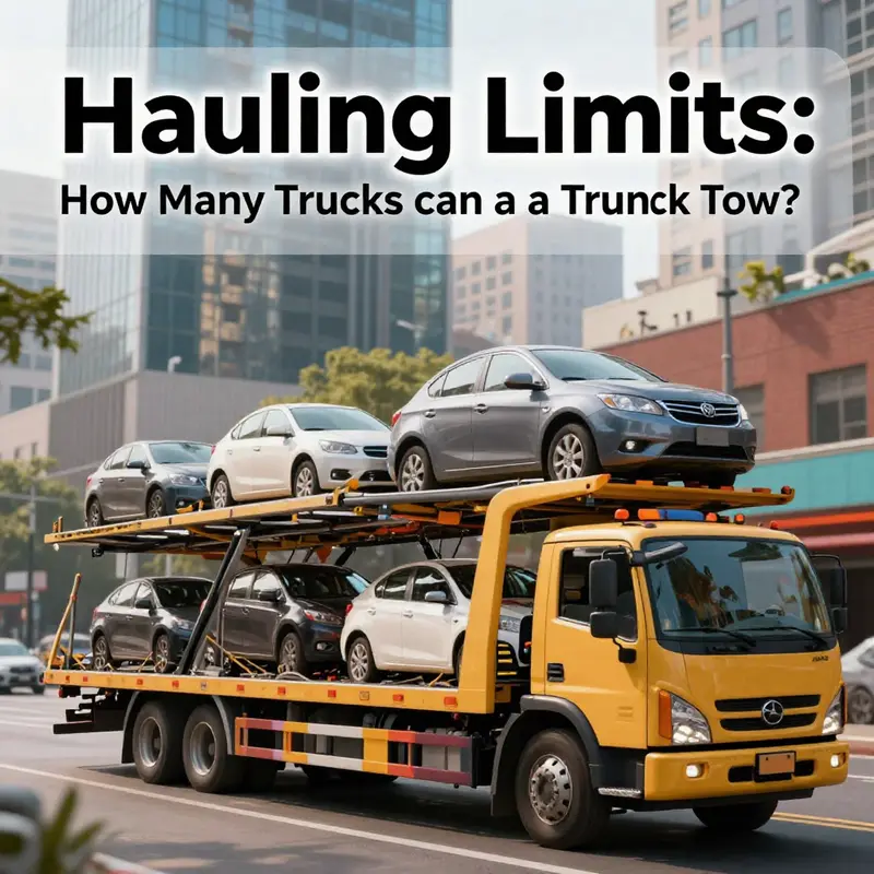 Comparison of small, medium, and large tow trucks highlighting their towing capacities.