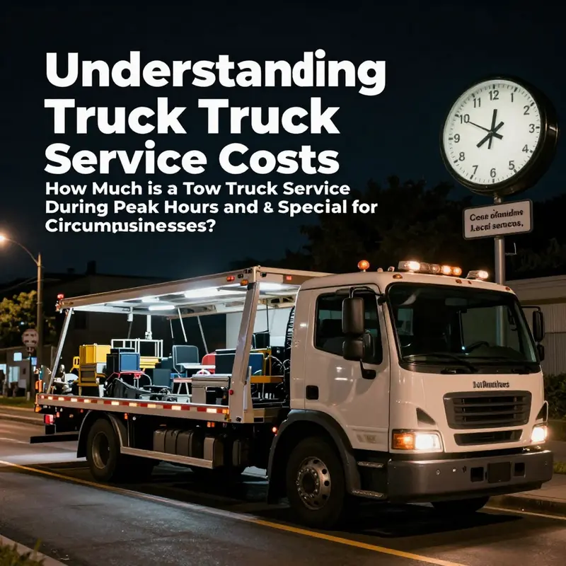 Different vehicle types influence tow truck service costs.