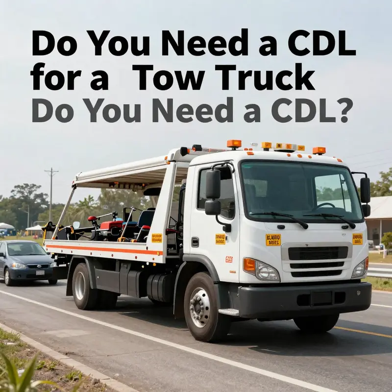 Understanding the basic requirements for operating a tow truck.