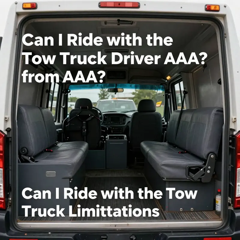 Overview of different passenger policies for tow truck services including AAA.