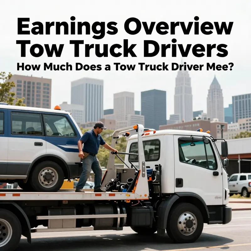 An overview of tow truck driver earnings in an urban setting.