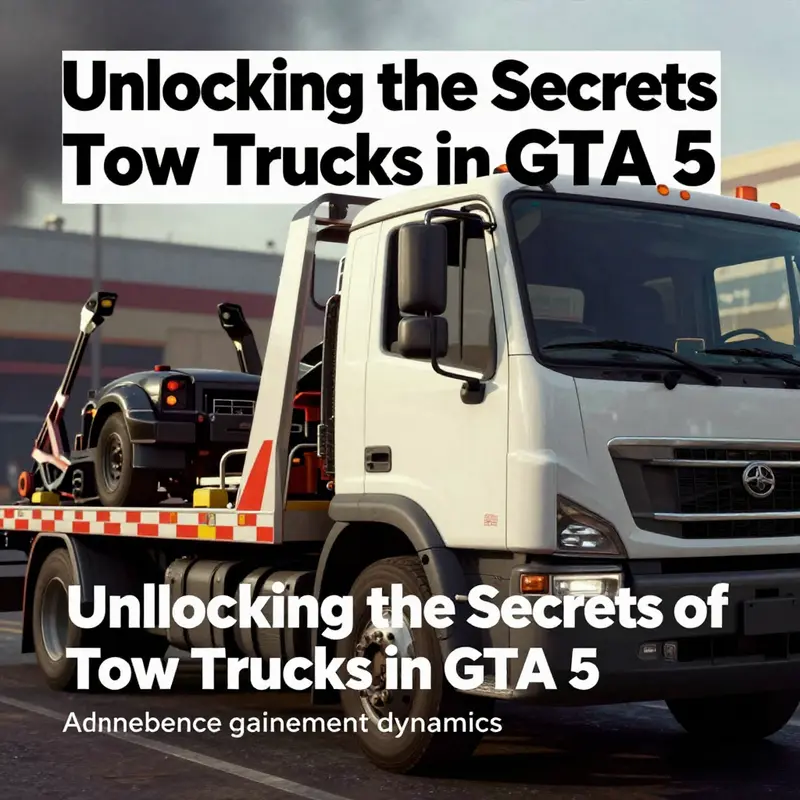 Classic Tow Truck parked outside Custom Works, Paleto Bay.