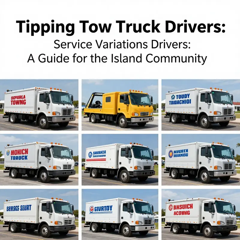 A tow truck driver helps a motorist, highlighting the courteous nature of roadside assistance.