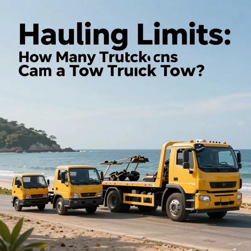 Comparison of small, medium, and large tow trucks highlighting their towing capacities.
