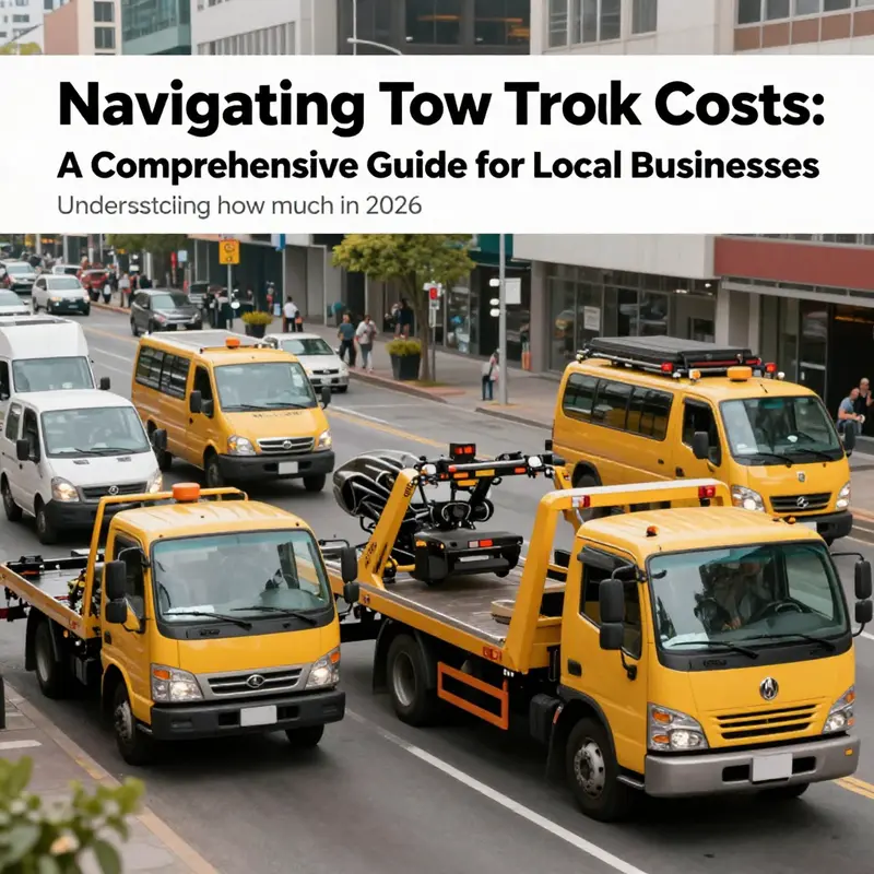 Vibrant scene showing various tow trucks engaged in towing services, emphasizing their critical role in community support.