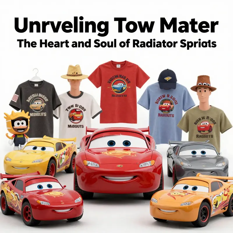 Tow Mater, the charming 1952 Ford F-100, embodies the heart of Radiator Springs.