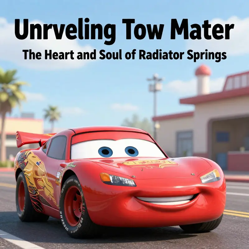 Tow Mater, the charming 1952 Ford F-100, embodies the heart of Radiator Springs.
