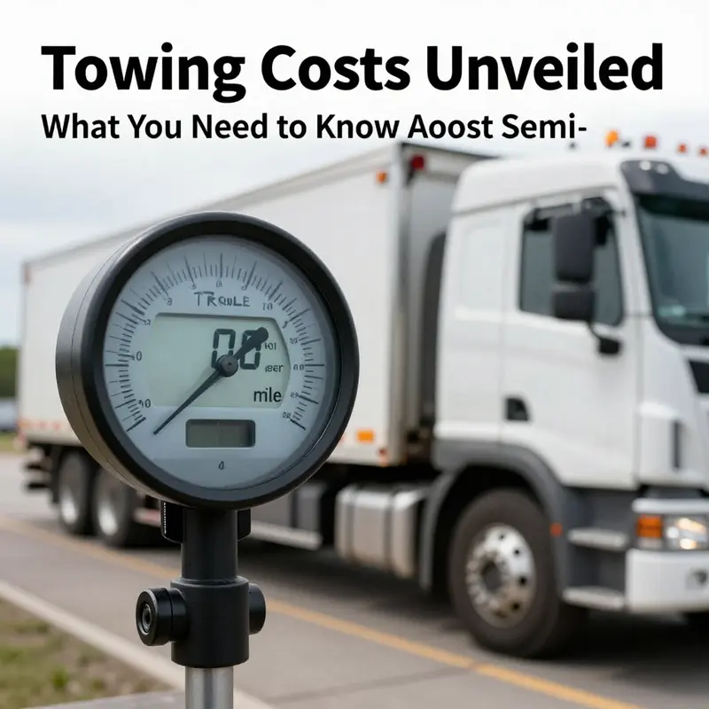 Examining various factors that influence the costs of towing semi-trucks.
