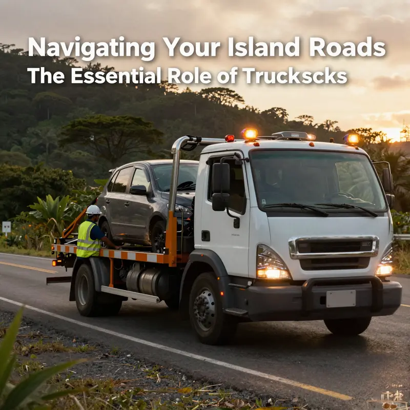 A towing truck efficiently lifting a compact car, showcasing its powerful capabilities.