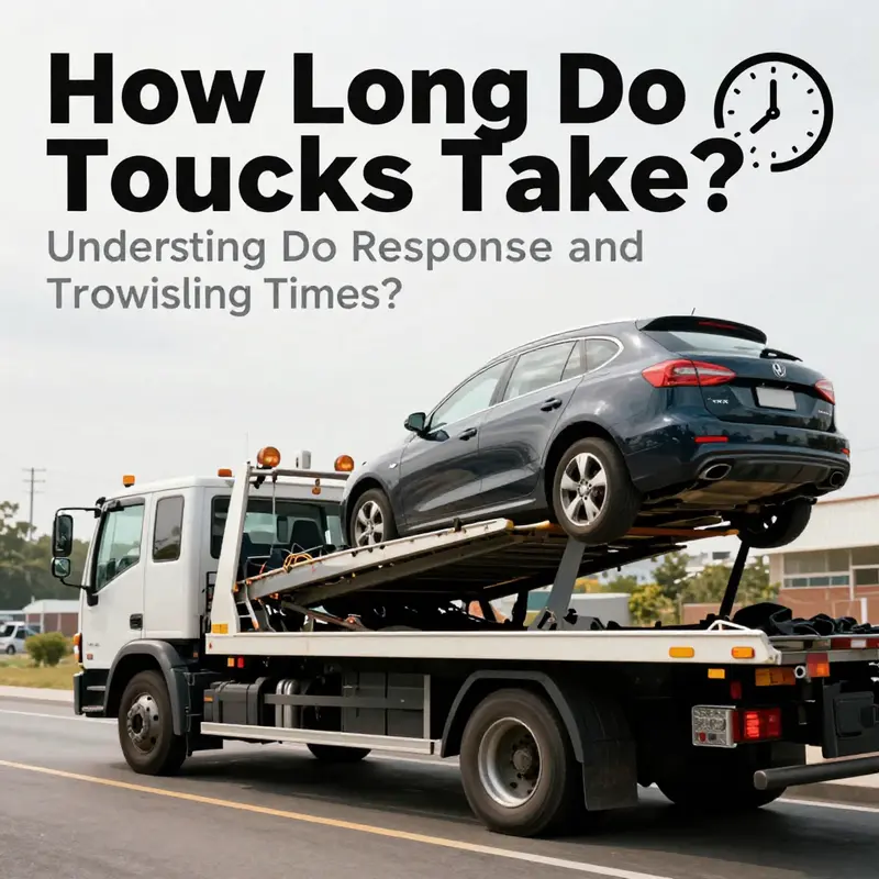 A visual representation showcasing the difference in response times for tow trucks in urban and rural areas.