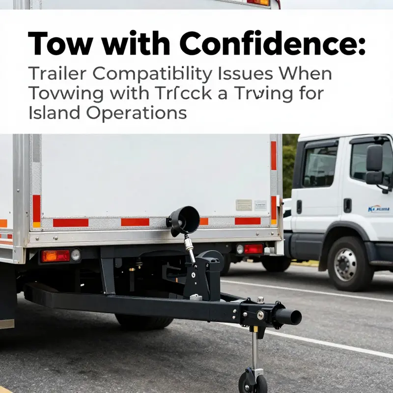 Towing capacity sticker of a rental truck, displaying crucial weight limit information.