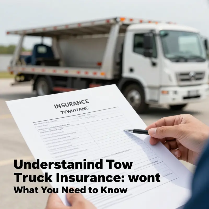 Diverse tow trucks, significant factors influencing insurance costs.
