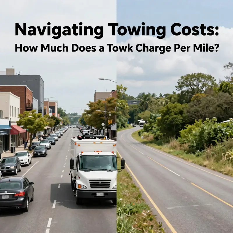 Understanding base rates and mile charges for tow trucks in a picturesque island setting.
