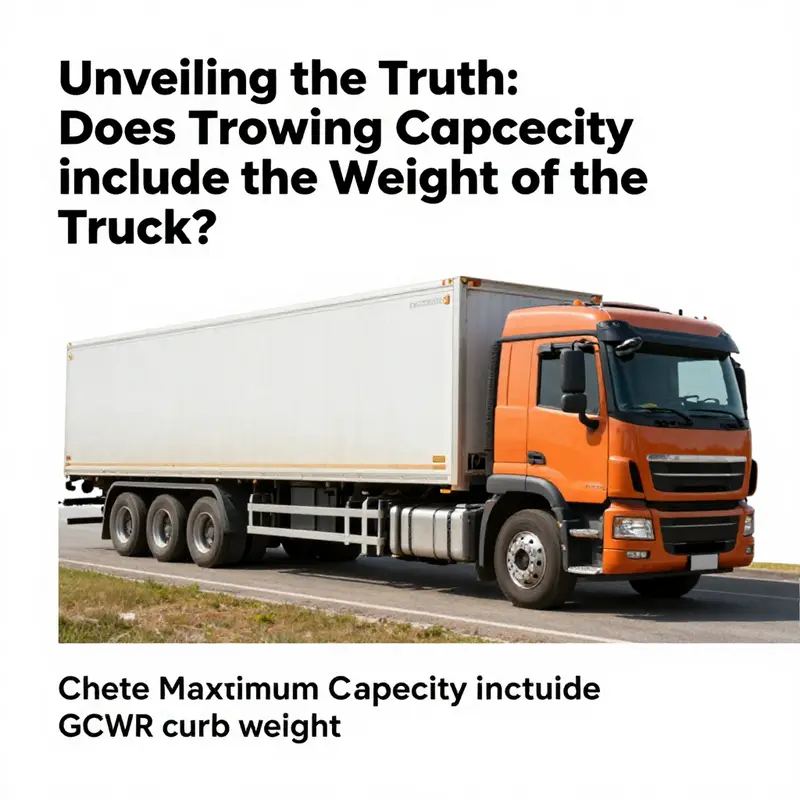 This diagram visually represents how truck weight influences towing capacity.