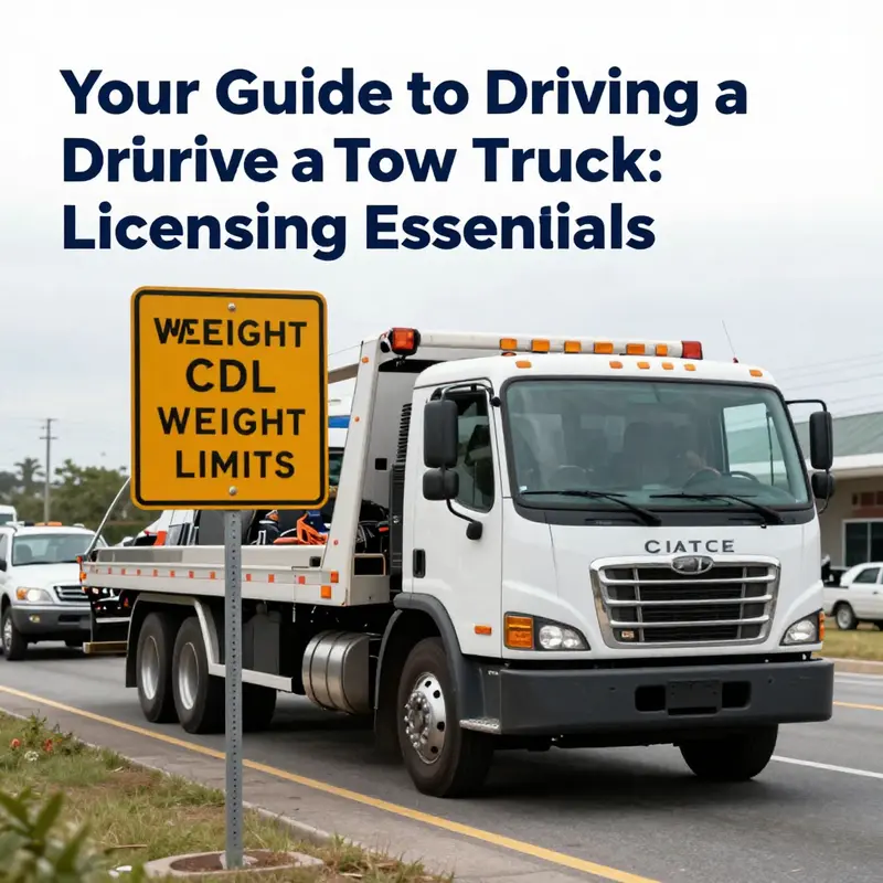 The significance of CDL requirements for towing operations on busy roads.
