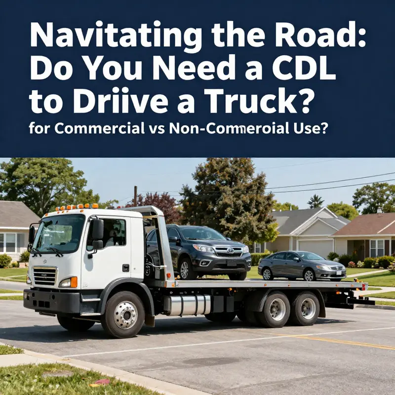 Checking weight at a weigh station to determine CDL requirements for tow trucks.