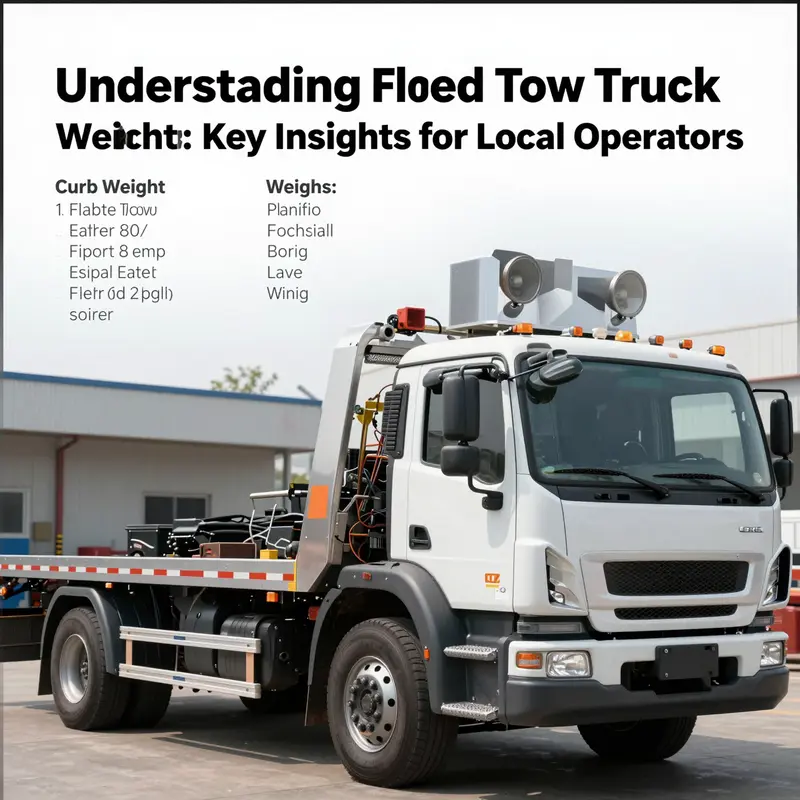 Understanding the curb weight of flatbed tow trucks and its significance for performance.