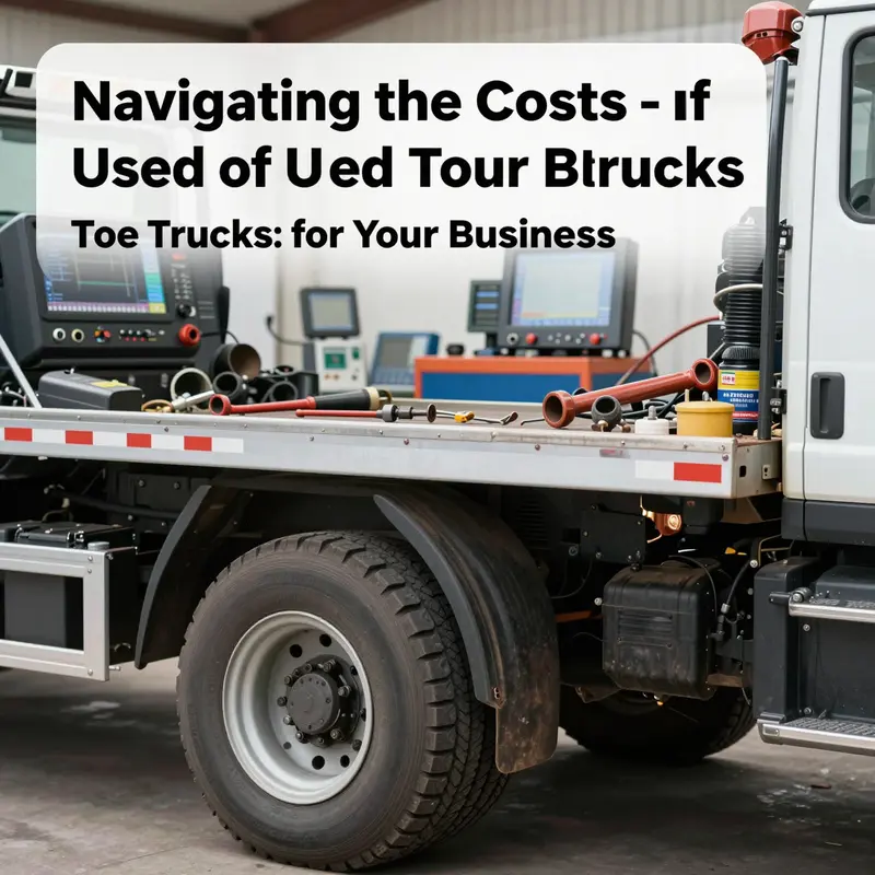 A diverse selection of used tow trucks available for various business needs.