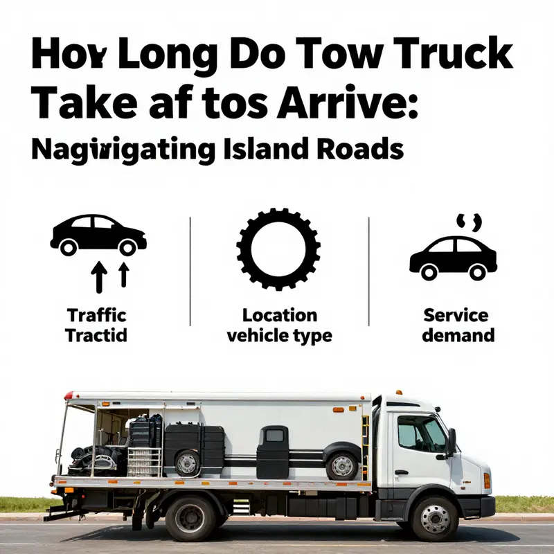 Comparing urban and rural scenarios for tow truck arrival times highlights how location impacts response.