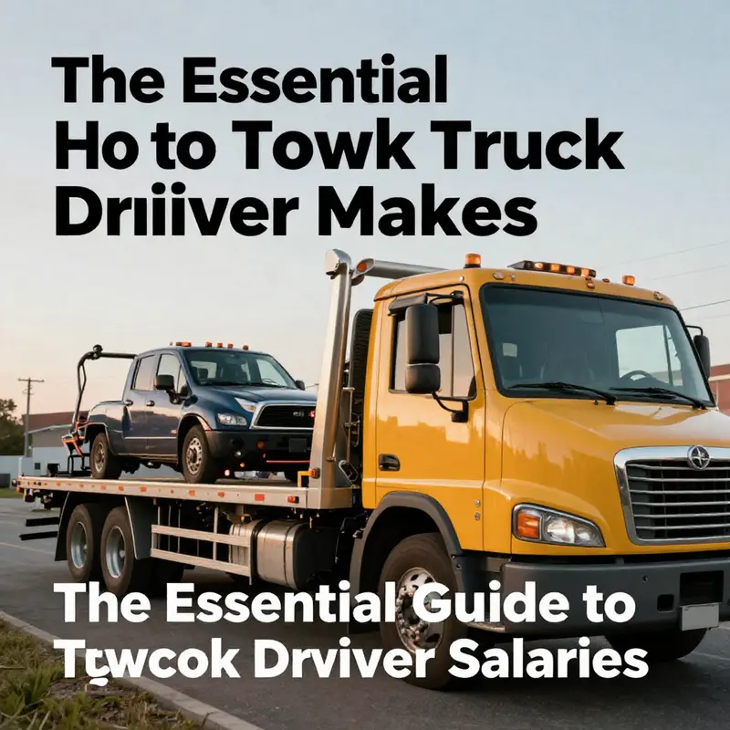 Average salaries for tow truck drivers in Canada and variation by province.
