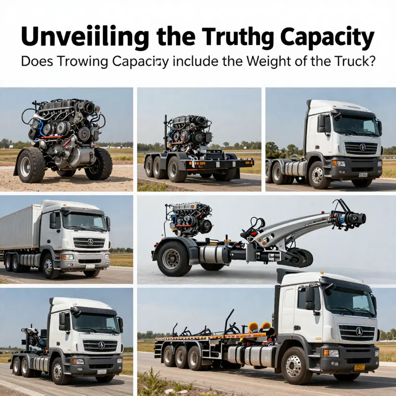 This diagram visually represents how truck weight influences towing capacity.