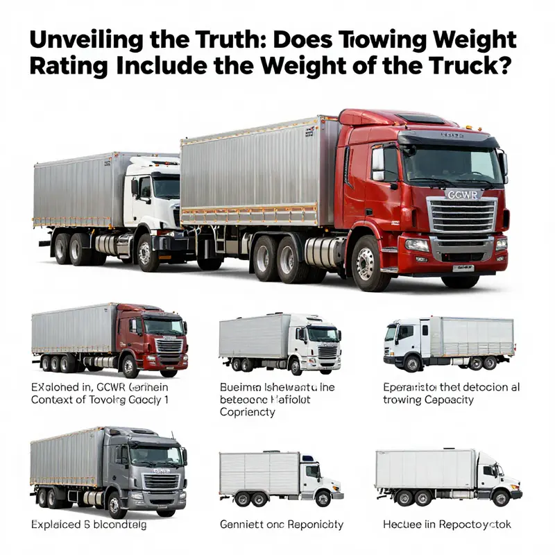 This diagram visually represents how truck weight influences towing capacity.
