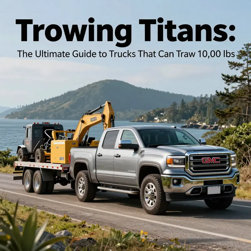 The GMC Sierra 2500HD exemplifies the medium-duty trucks that can handle towing up to 10,000 lbs for various commercial needs.