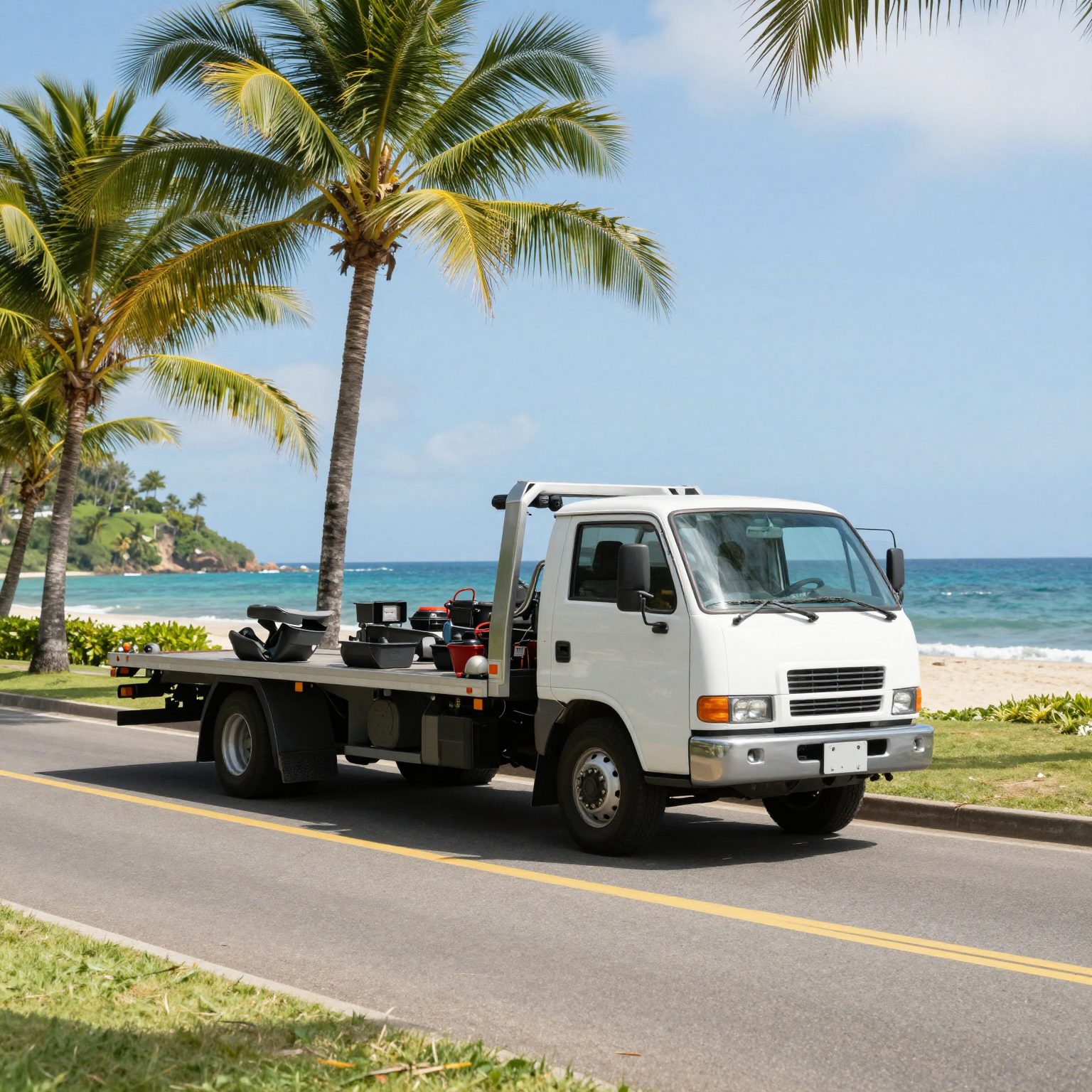 Towing Service on an Island