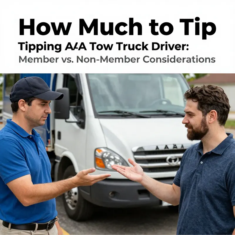 A moment of appreciation between an AAA tow truck driver and a motorist.