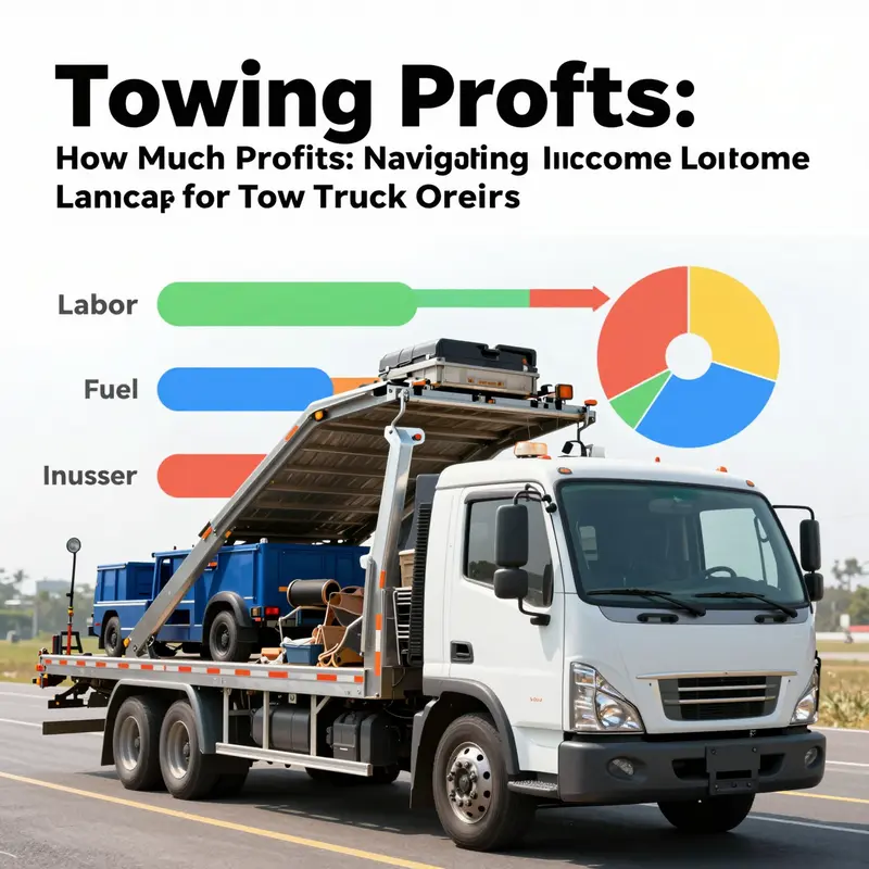 Income variability of tow truck owners based on geographic location and service demand.