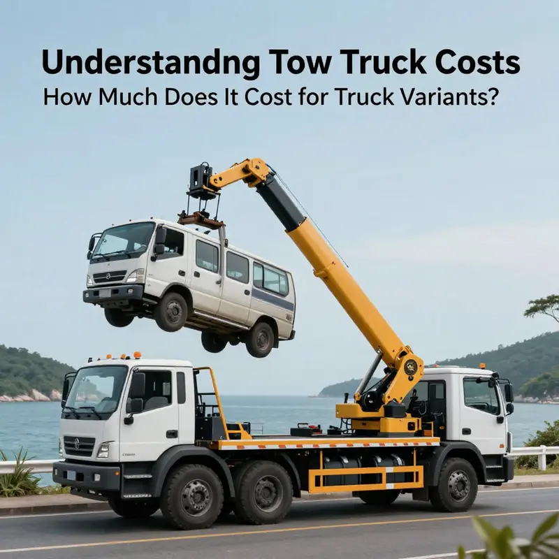 A rotator tow truck lifting a heavy vehicle, illustrating its advanced features and power.