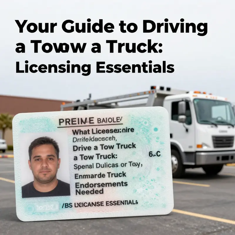 The significance of CDL requirements for towing operations on busy roads.
