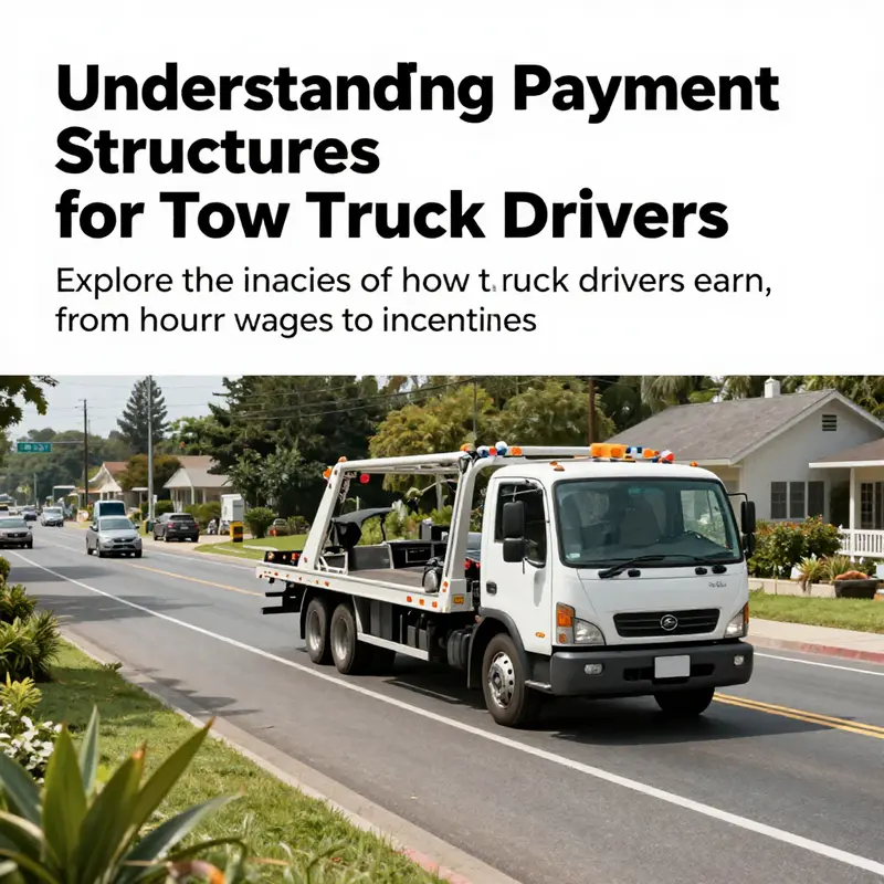 A tow truck in action on a vibrant island road, symbolizing emergency roadside assistance.