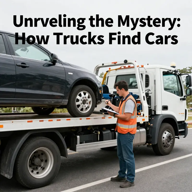 An auto repair service ready to respond to an emergency call for vehicle towing.