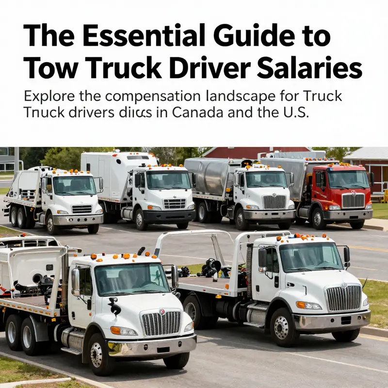 An engaging image featuring various tow trucks performing towing services, symbolizing the industry.