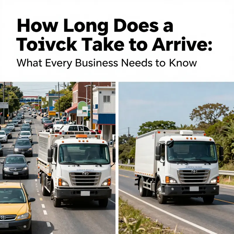Factors influencing tow truck response time in urban settings.