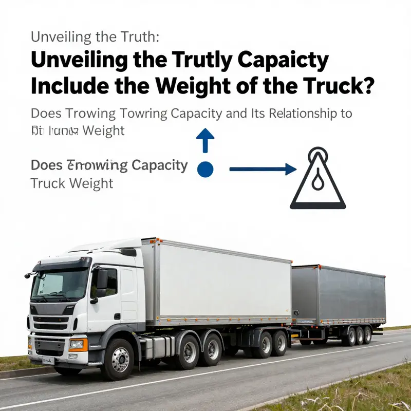 This diagram visually represents how truck weight influences towing capacity.