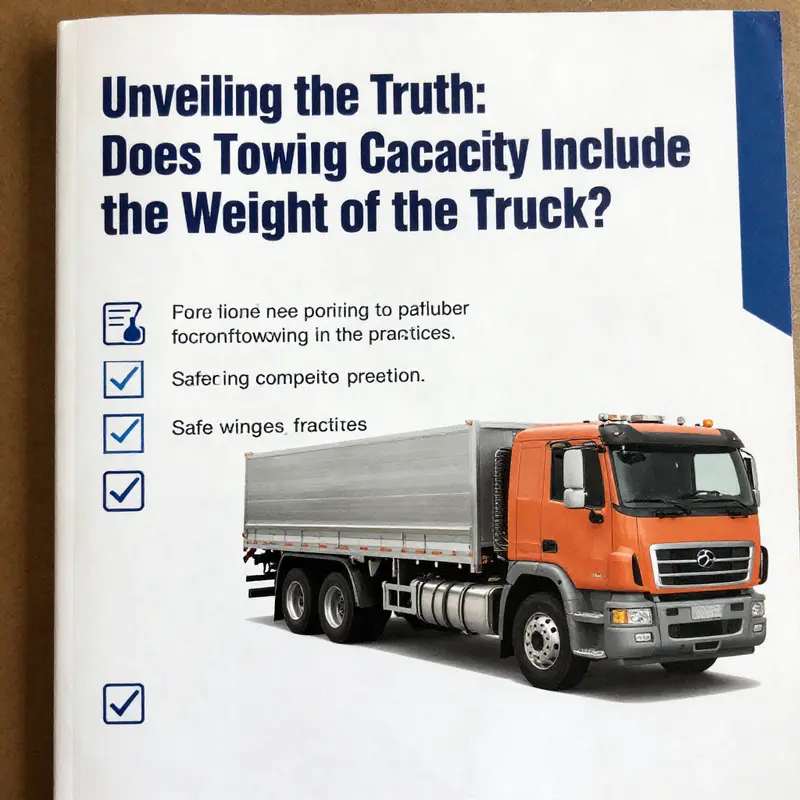 This diagram visually represents how truck weight influences towing capacity.