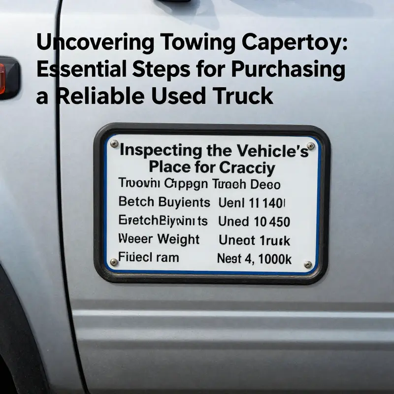 Thorough examination of vehicle documentation is key to determining towing capacity.
