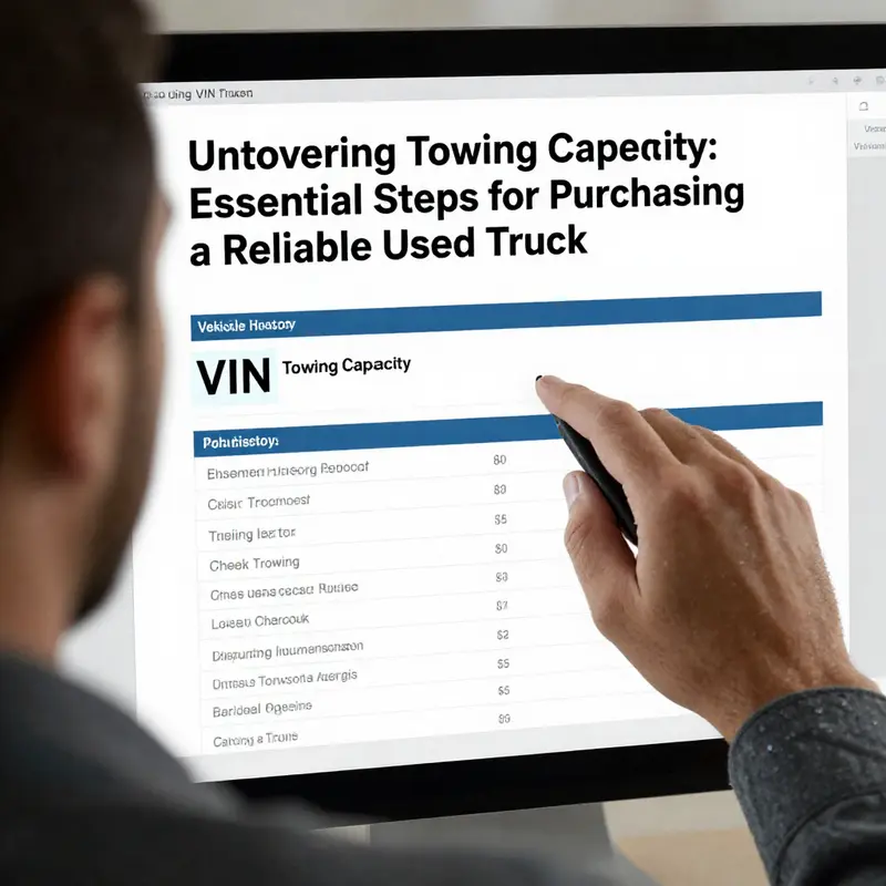 Thorough examination of vehicle documentation is key to determining towing capacity.