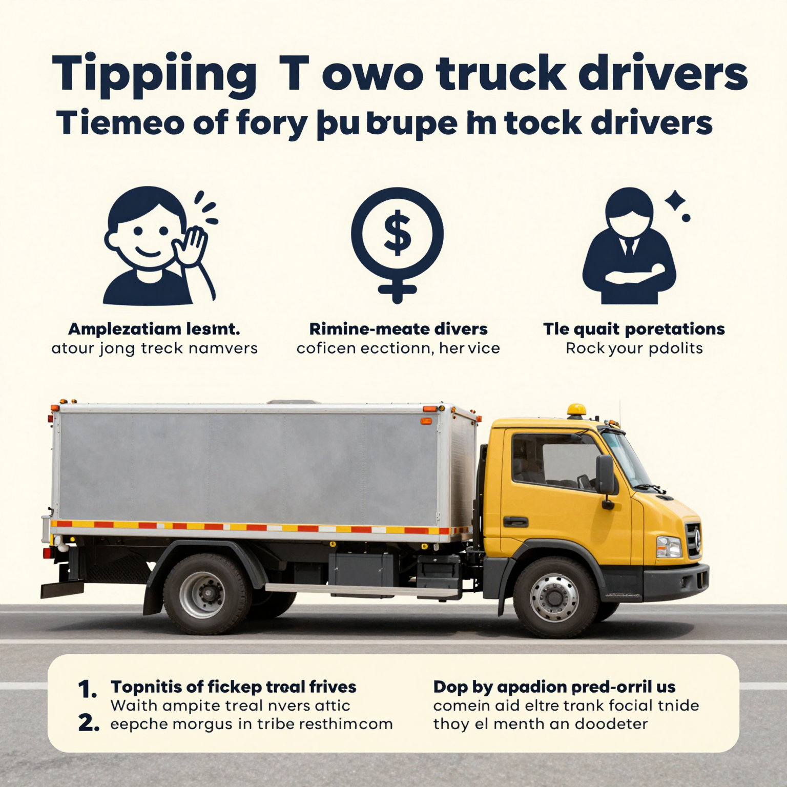 Tipping Tow Truck Drivers FAQ Graphic