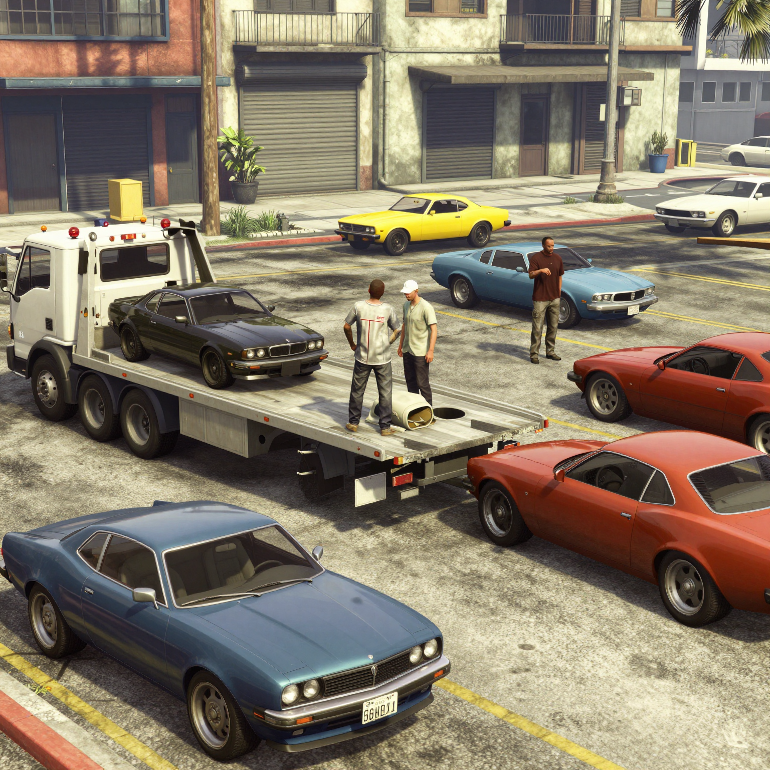 Various Towing Methods in GTA 5