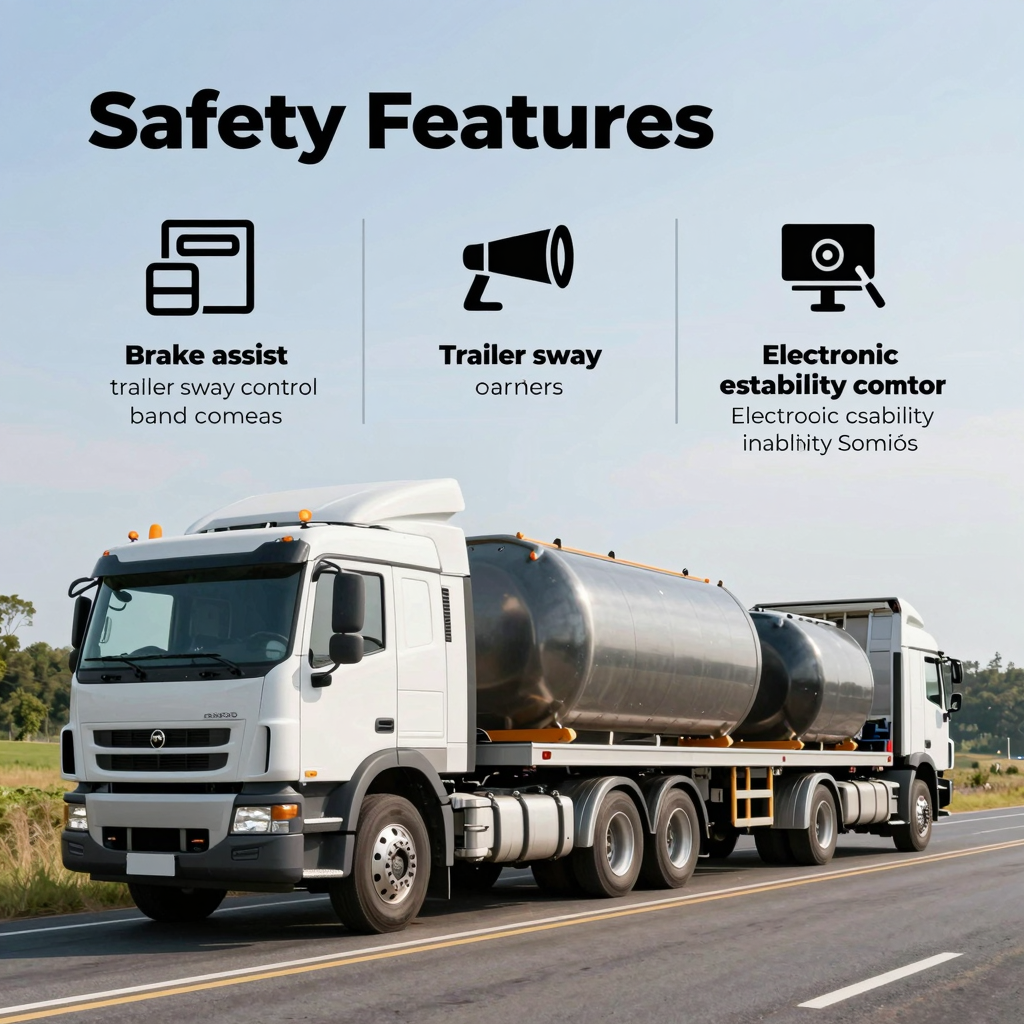 Safety Features in Trucks for Towing