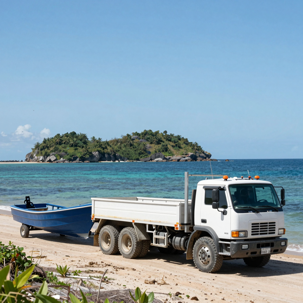 Towing on an Island