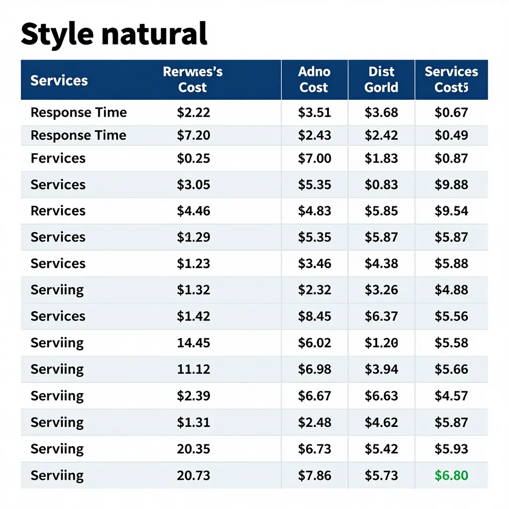 Towing Services Comparison