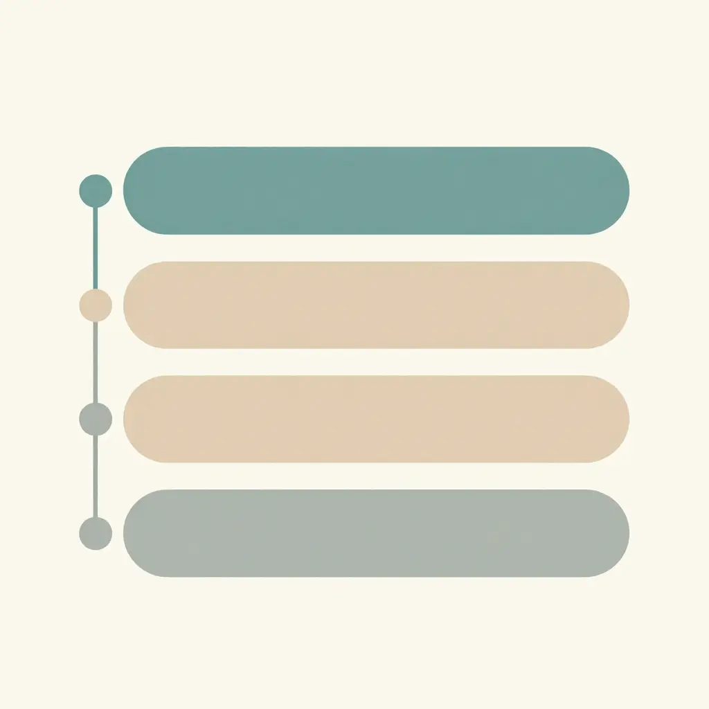 Flat stacked-bar diagram representing ascending license tiers
